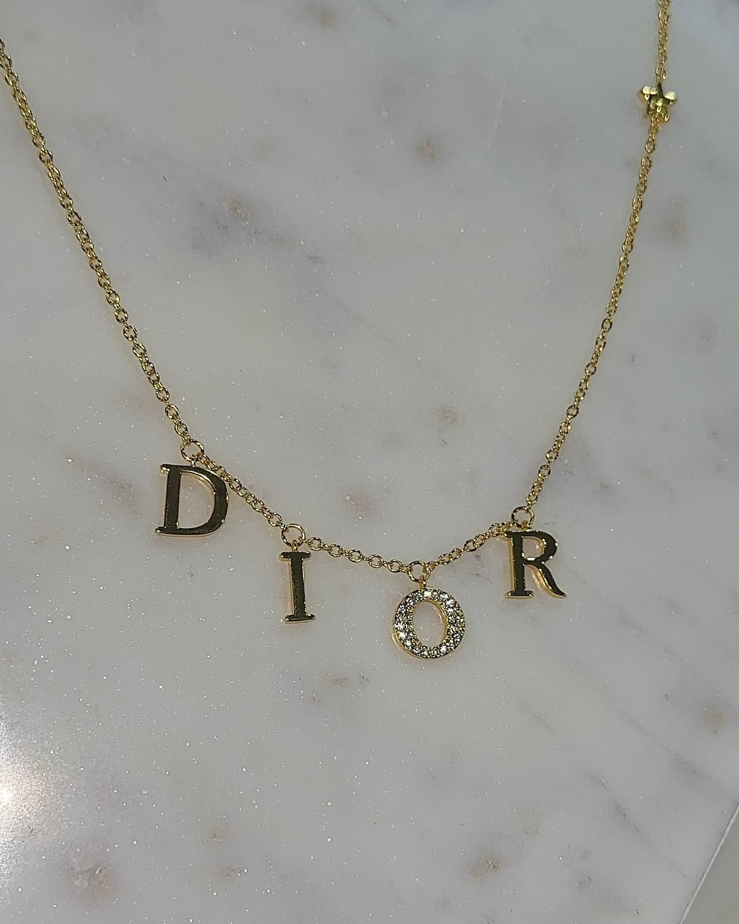 Aesthetica CD Necklace Gold