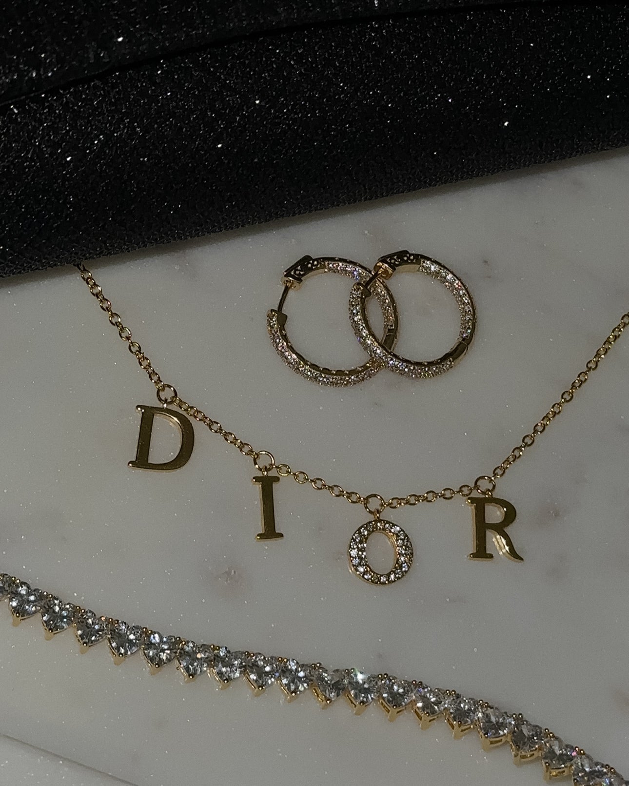 Aesthetica CD Necklace Gold