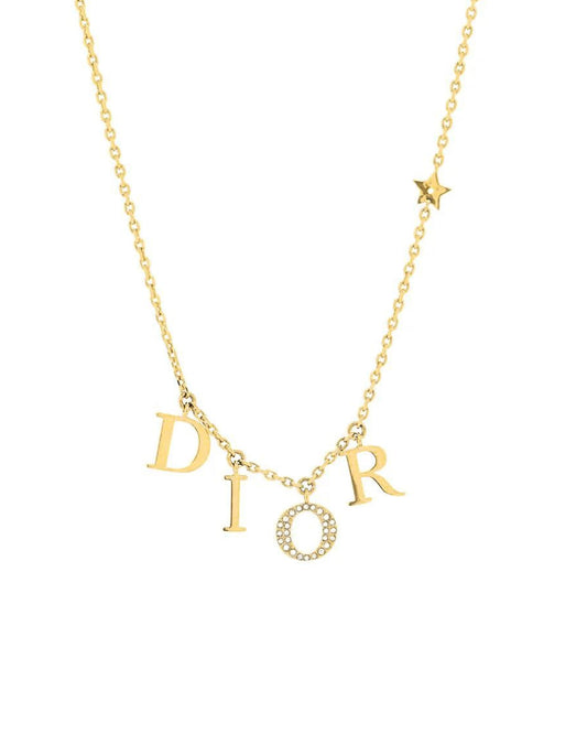 Aesthetica CD Necklace Gold